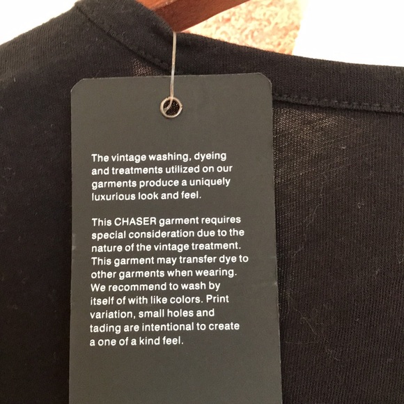 Chaser Brand Eagle Icon FEARLESS Graphic Tee Shirt in True Black Size M - Picture 9 of 10